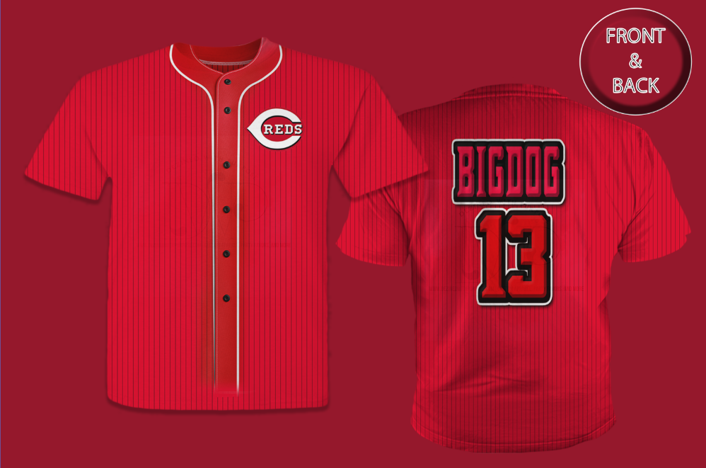 Faux Jersey Sports All-Over 3D T-Shirt