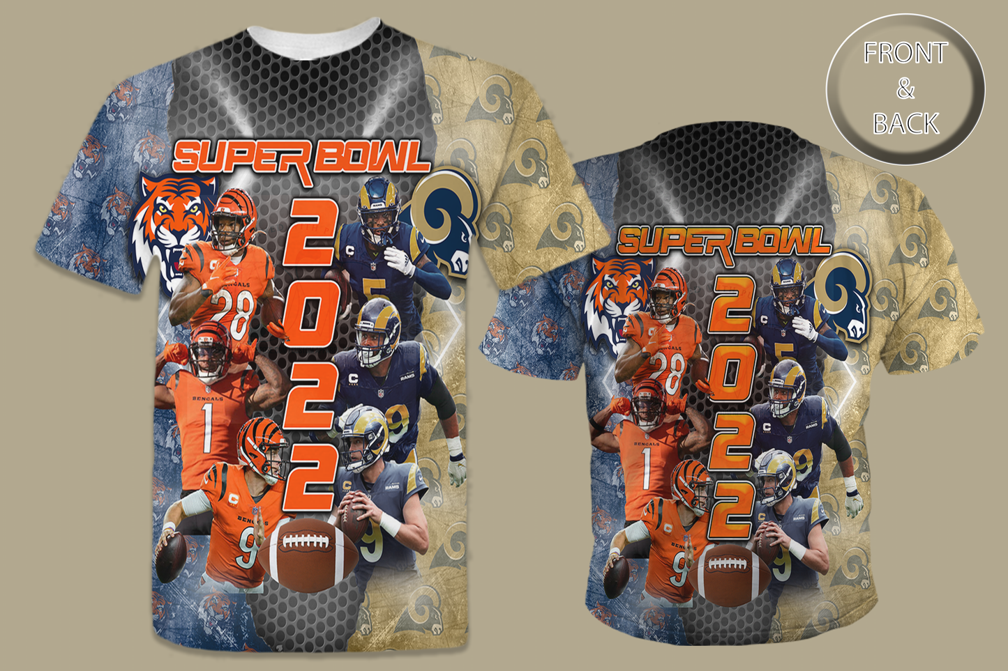 SUPERBOWL All-Over 3D T-Shirt