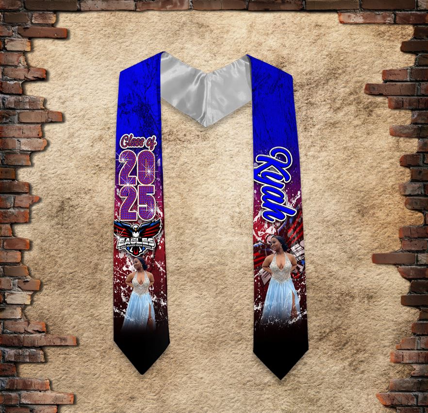 Graduation Stole and Matching 3D T-Shirt