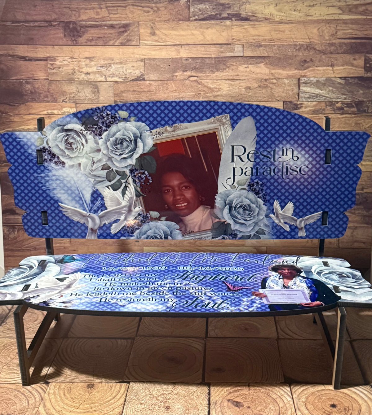 Memorial Keepsake Bench