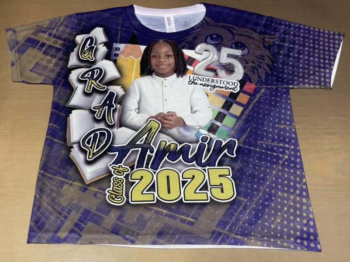 Graduation Stole and Matching 3D T-Shirt