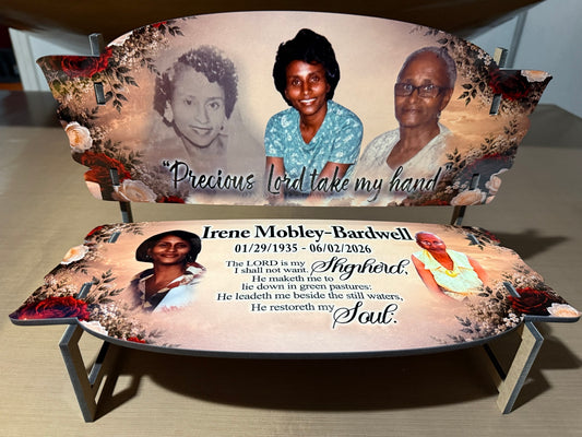 Memorial Keepsake Bench