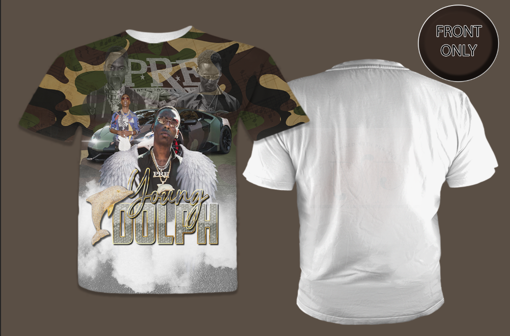 Memorial All-Over 3D T-Shirt (Young Dolph Design)