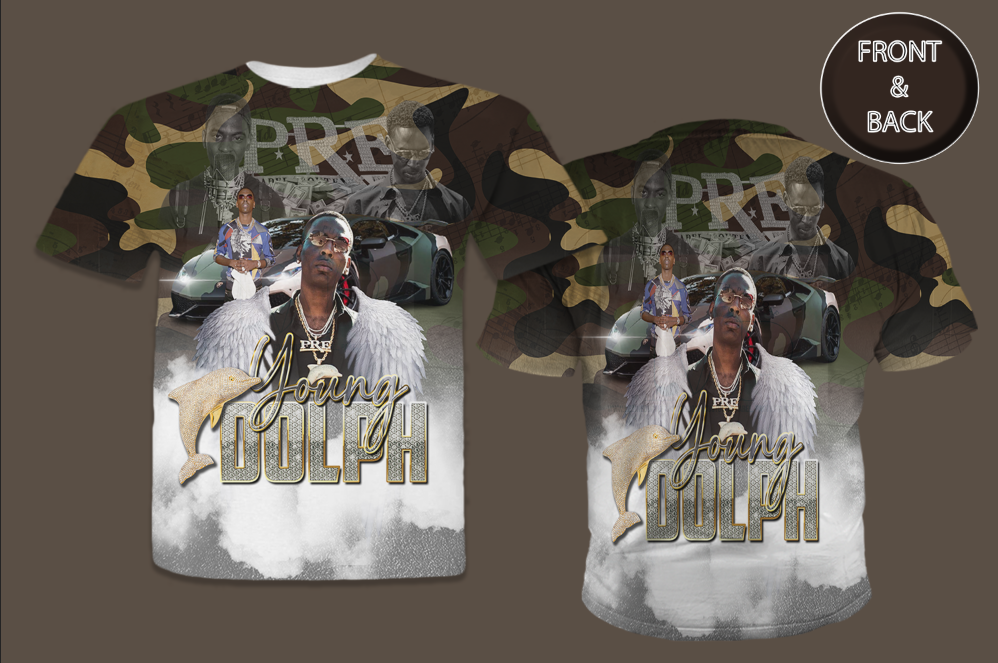 Memorial All-Over 3D T-Shirt (Young Dolph Design)