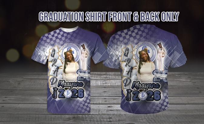Graduation Stole and Matching 3D T-Shirt