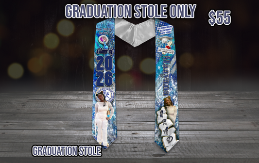 Graduation Stole and Matching 3D T-Shirt