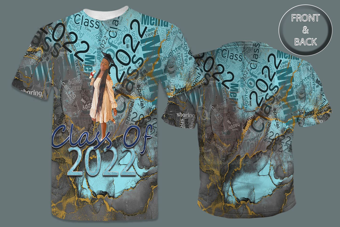 Graduation Class of 2022 Design All-Over 3D T-Shirt