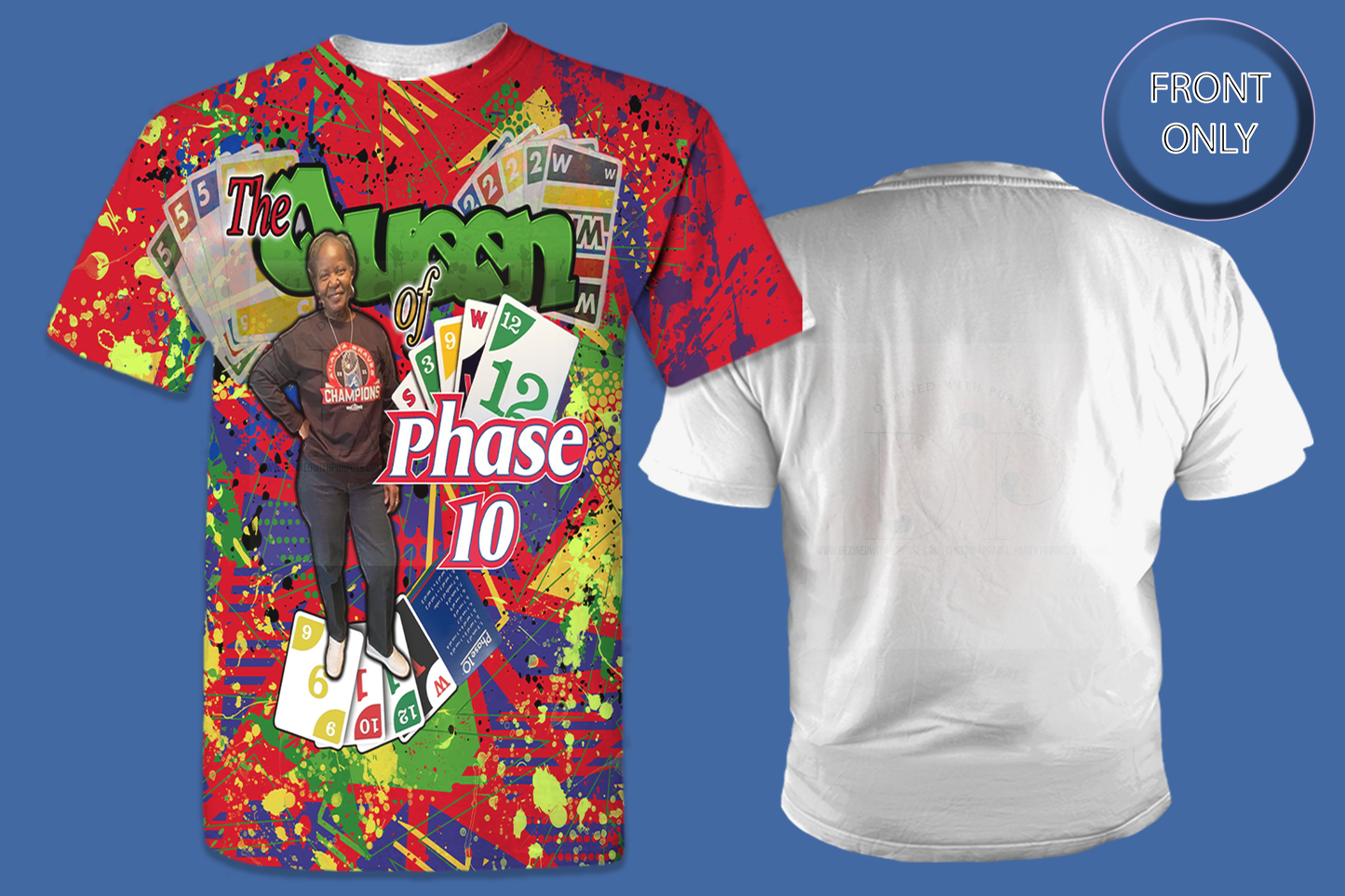 Phase 10 Card Game All-Over 3D T-Shirt