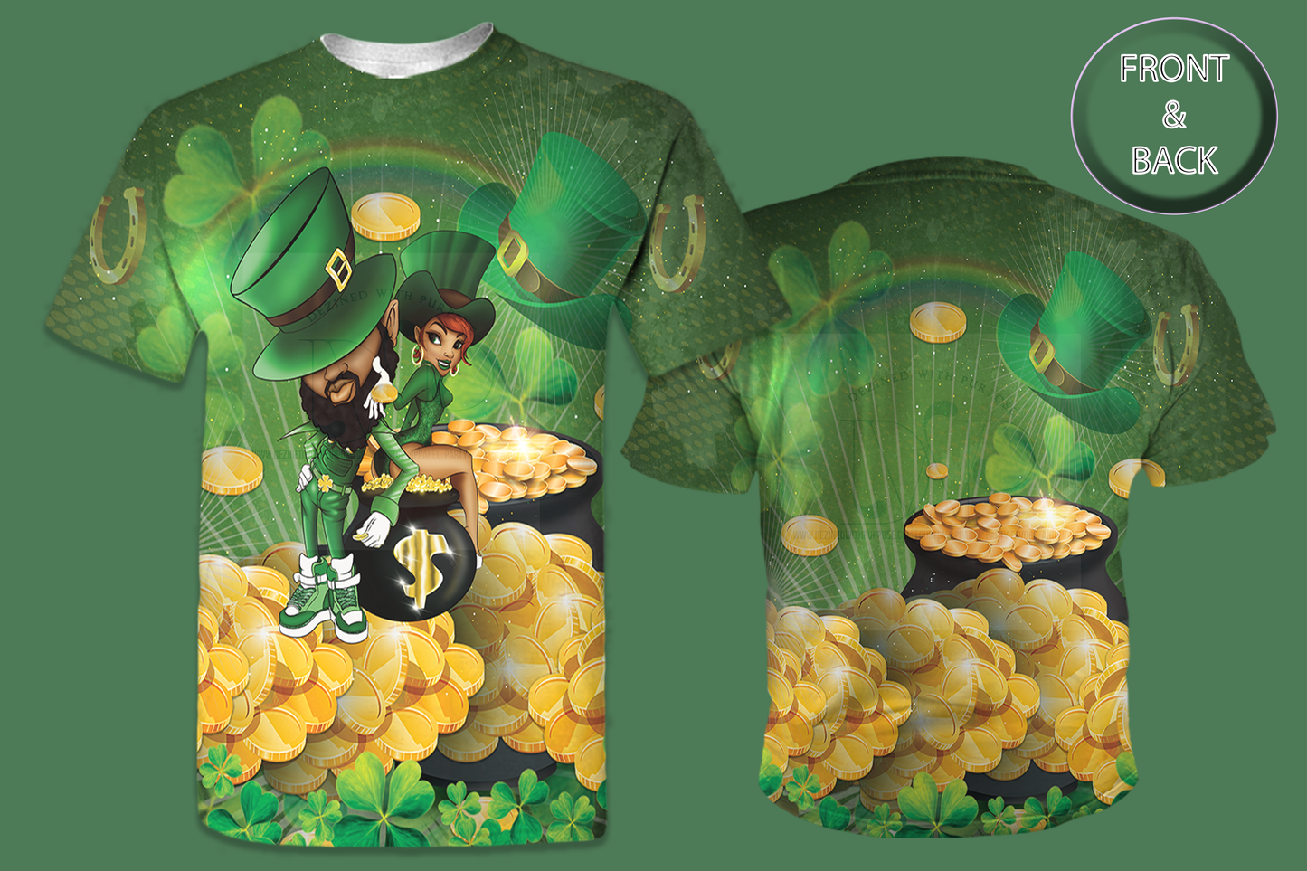 The St. Patrick's Design All-Over 3D T-Shirt