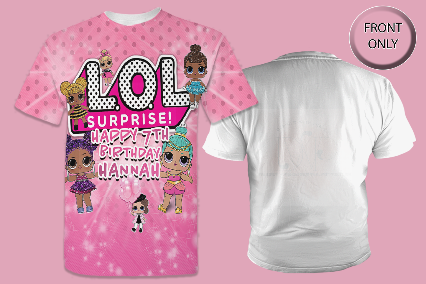 LOL SURPRISE Birthday All-Over 3D T-Shirt