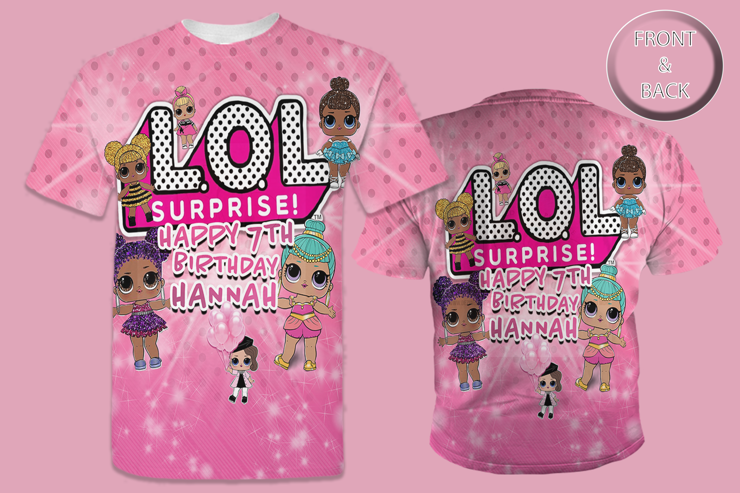 LOL SURPRISE Birthday All-Over 3D T-Shirt